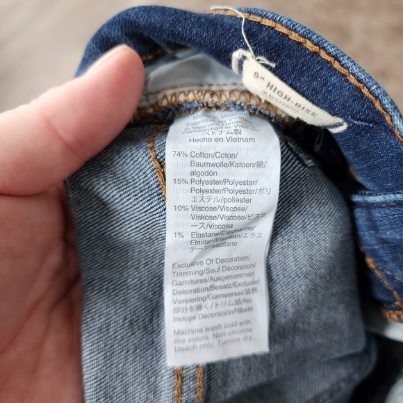 Madewell 9" High-Rise Skinny Jeans in Davis Wash - Picture 6 of 6